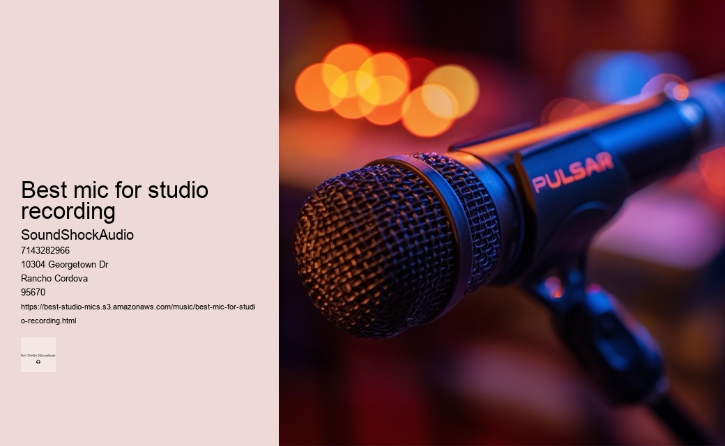 best mic for studio recording